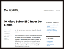 Tablet Screenshot of muy-saludable.com